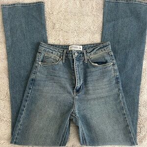 Just Black Light Blue Straight Leg Jeans